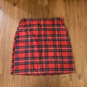 Plaid skirt